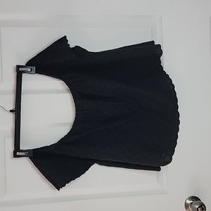 Zara off the shoulder shirt